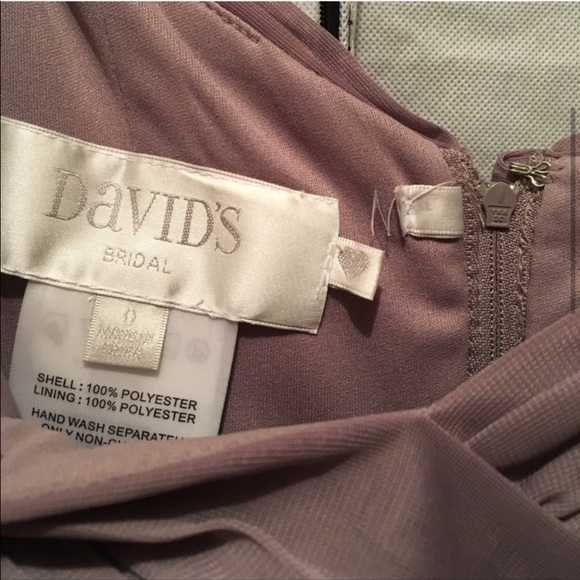 David’s Bridal Portobello Bridesmaid Dress - Picture 3 of 5